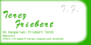 terez friebert business card